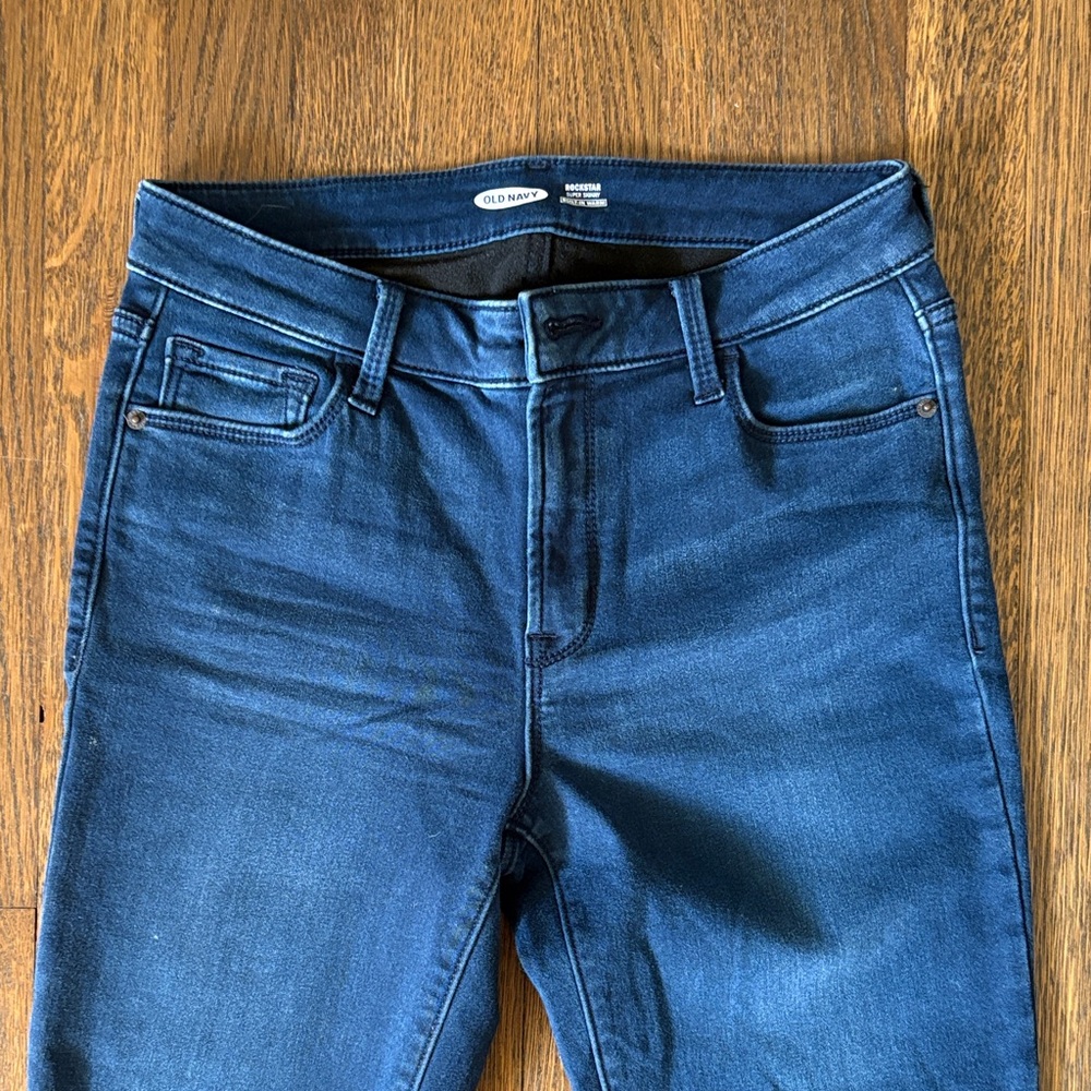 Old Navy Women's Dark Blue Skinny Jeans